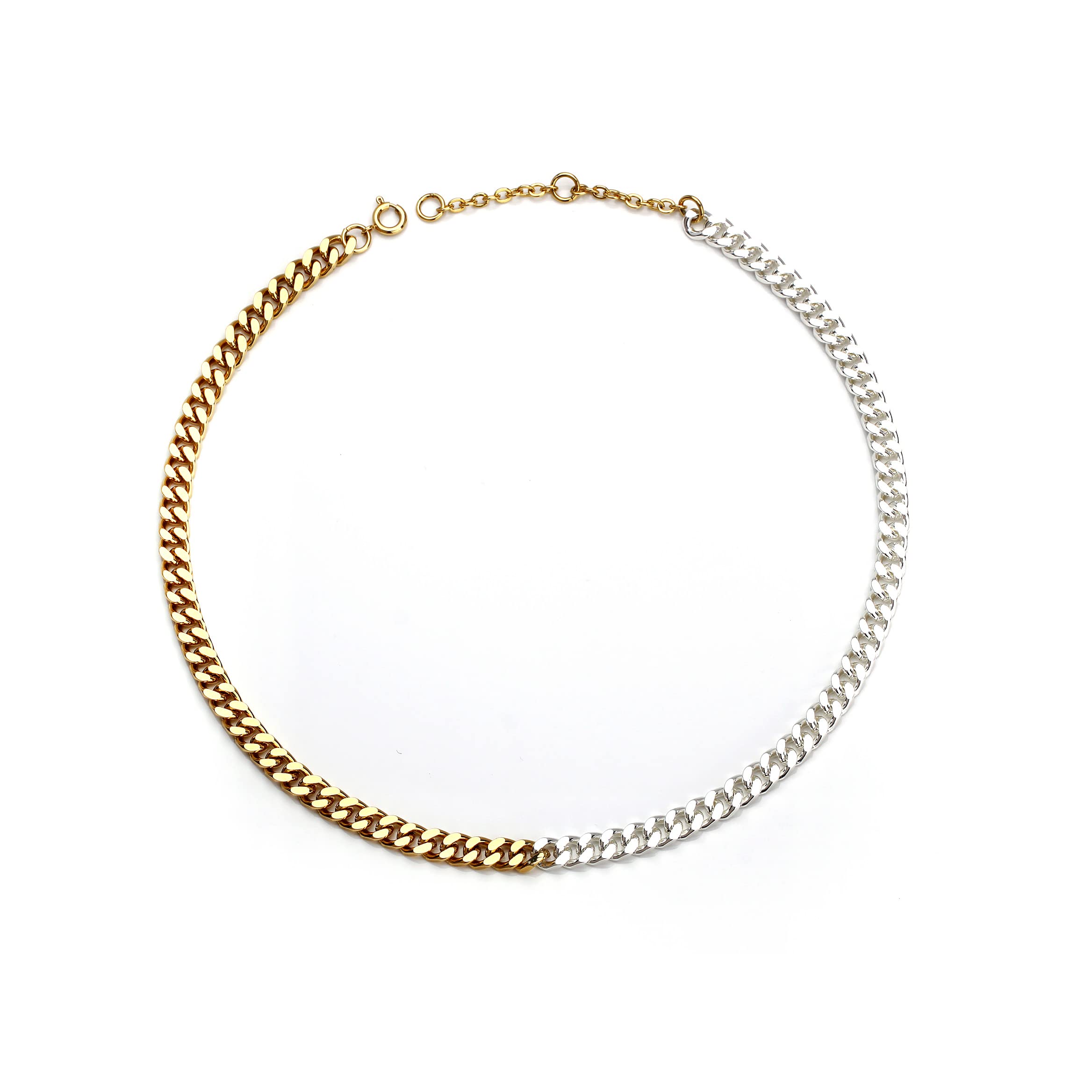 Hanya Short Necklace Two-Tone for Women