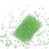 Tiparts 1000pcs Crystal Glass Beads 4mm Bulk Faceted Bicone Spacer Beads for DIY Jewelry Making