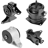 Arokzn New 4Pcs Engine Motor Mount Compatible with Honda Pilot 2006-2008 3.5L &amp; Acura MDX 2003-2006 3.5L Transmission Mount Kit Replaces A4519 A4551 A4523 A4531