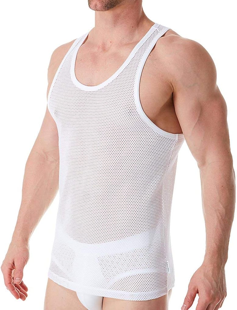 calvin klein body mesh tank top