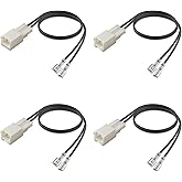 4 Pcs 72-8109 Speaker Harness,Thicker Longer Professional Speaker Wire Harness Connector Replacement,Car Door Audio Cable Ada