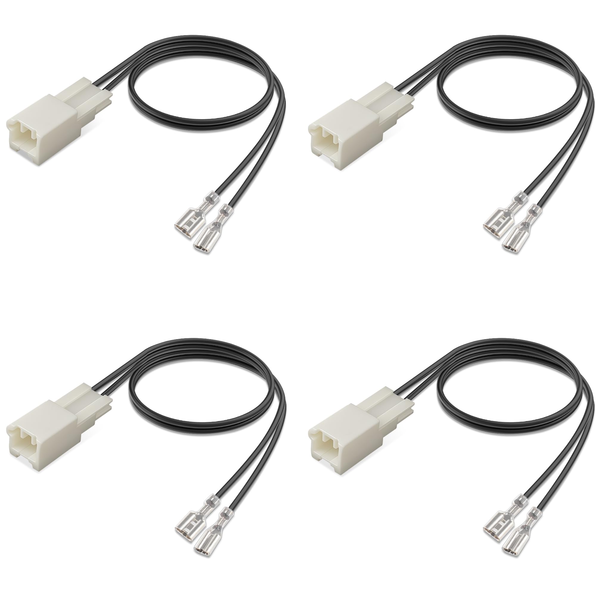 4 Pcs 72-8109 Speaker Harness,Thicker Longer