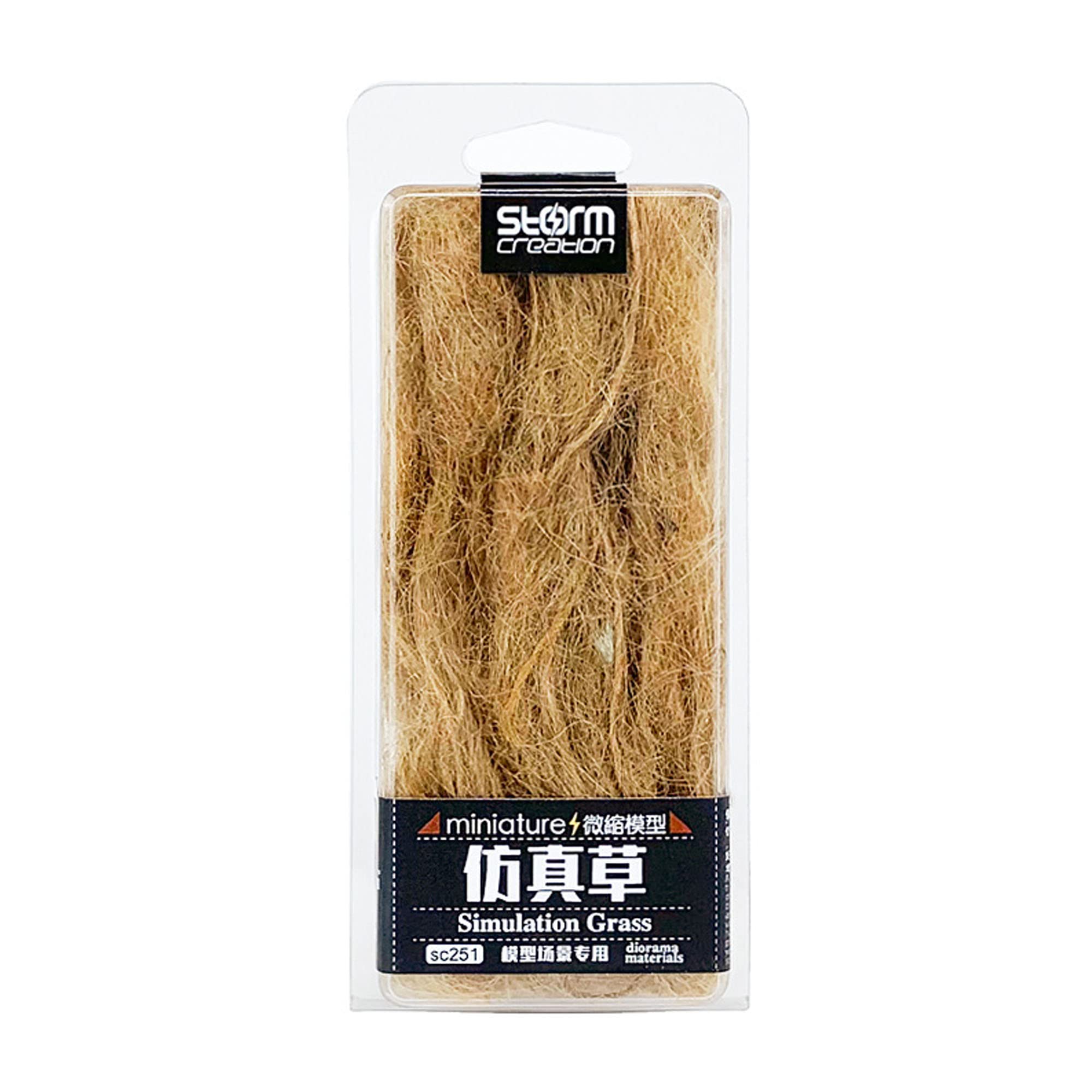 Cayway Simulation Grass Model Grass Tufts Miniature Static Grass Railway Artificial Grass for Train Landscape Railroad Scenery