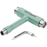 Retrospec Upkeep All-in-One Multi-Function Portable Skate Tool with 2-in-1 Allen Wrench &amp; Phillips Head Screwdriver for Adjusting and Tightening Skateboard/Longboard Wheels, Trucks, and Kingpins