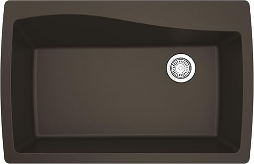 Karran Drop In Quartz Composite 34 In 1 Hole Single Bowl Kitchen