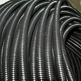 SKYPRO Split Loom Tubing 10mm Inner Black Corrugated 3m view 4