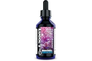 Brightwell Aquatics ABALUG30 Lugols Solution Salt Water Conditioners for Aquarium, 1-Ounce