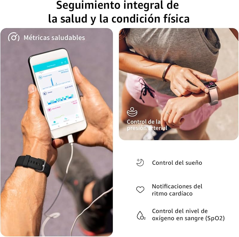 Relógio Inteligente para Mulheres, Relógio Inteligente de 1,85" com Chamadas Bluetooth, 140+ Modos Desportivos, Relógio Inteligente com SpO2/Monitor de Frequência Cardíaca/Monitor de Sono/Podómetro, Relógio Inteligente IP68 à prova de água para Android iOS