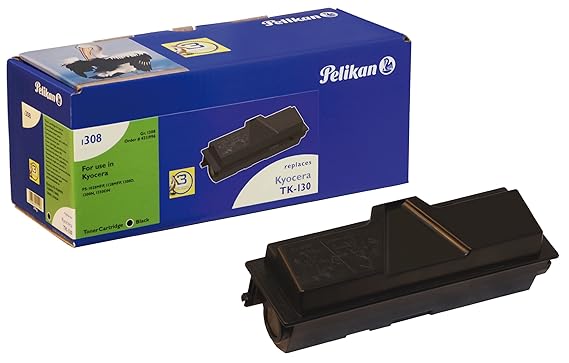 Pelikan Toner-Kit 1308 ersetzt Kyocera TK-130, Schwarz, 7200 Seiten