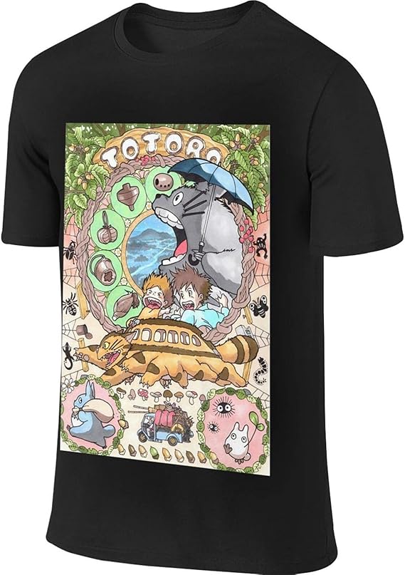 Amazon.com: Studio-Ghibli Anime Art Design Pure Cotton Breathable T