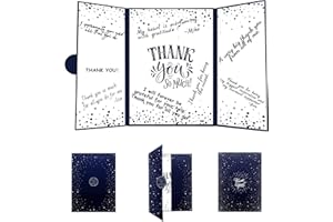 Vlipoeasn Thank You Party Guest Book Alternative, Blue Thank You All You Do, Signature Thank You Sign,Retirement Office Party Decor, Thanks to Staff Teachers Professors Doctor Nurses Party Decorations