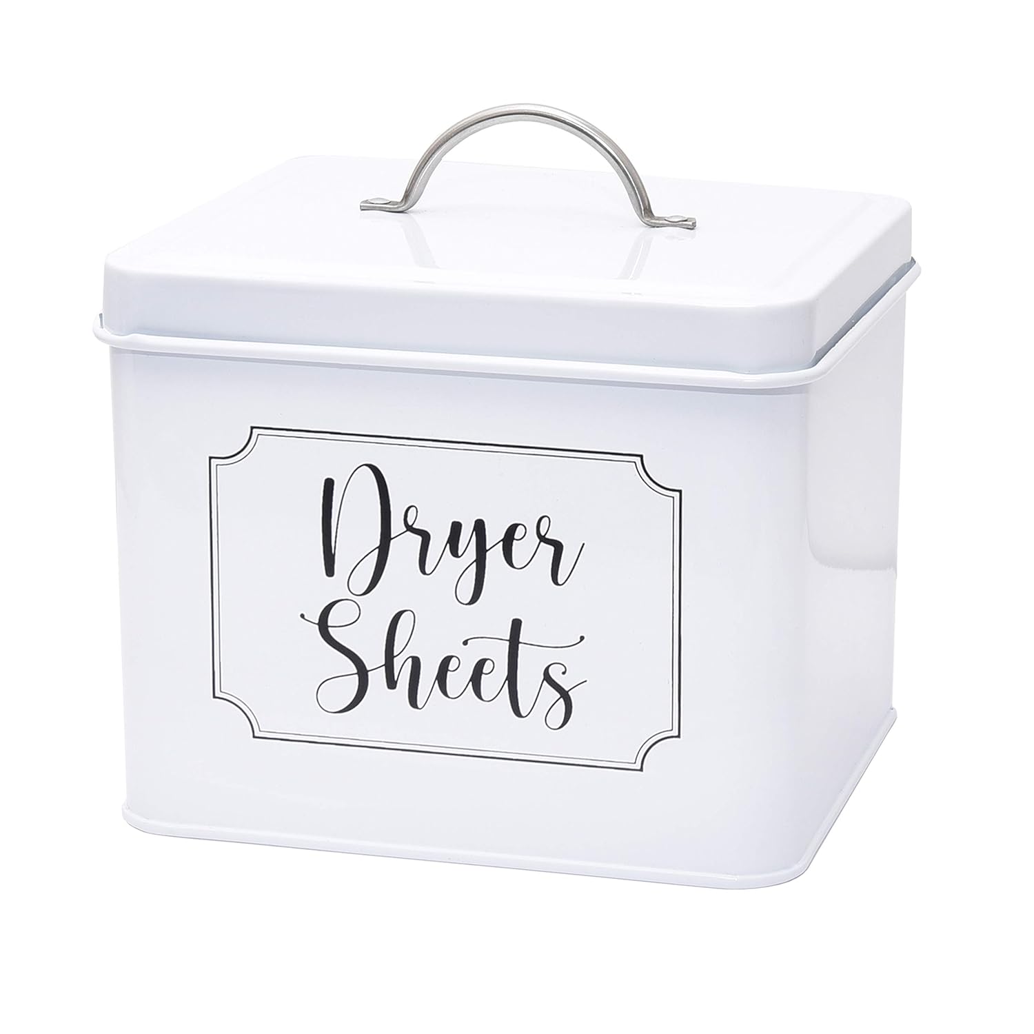 Amazon.com: Dryer Sheet Dispenser - White Dryer Sheet Holder - Modern