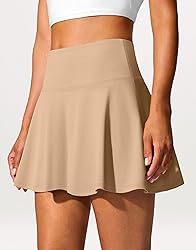 SANTINY 14" Tennis Skirt Golf Skorts with Pockets