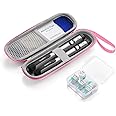 sijidou Insulin Cooler Travel Case, Portable Insulin Travail Case, Insulin Cooling Cases Insulated Organizer for Insulins Pens (Pink)