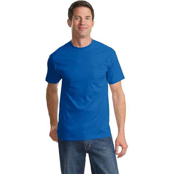 Fruit Of The Loom Iconic Maglietta Uomo - Blu Cobalto, XXXL - 100% Cotone
