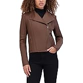 Andrew Marc Women's Asymmetrical Felix Leather Moto Jacket
