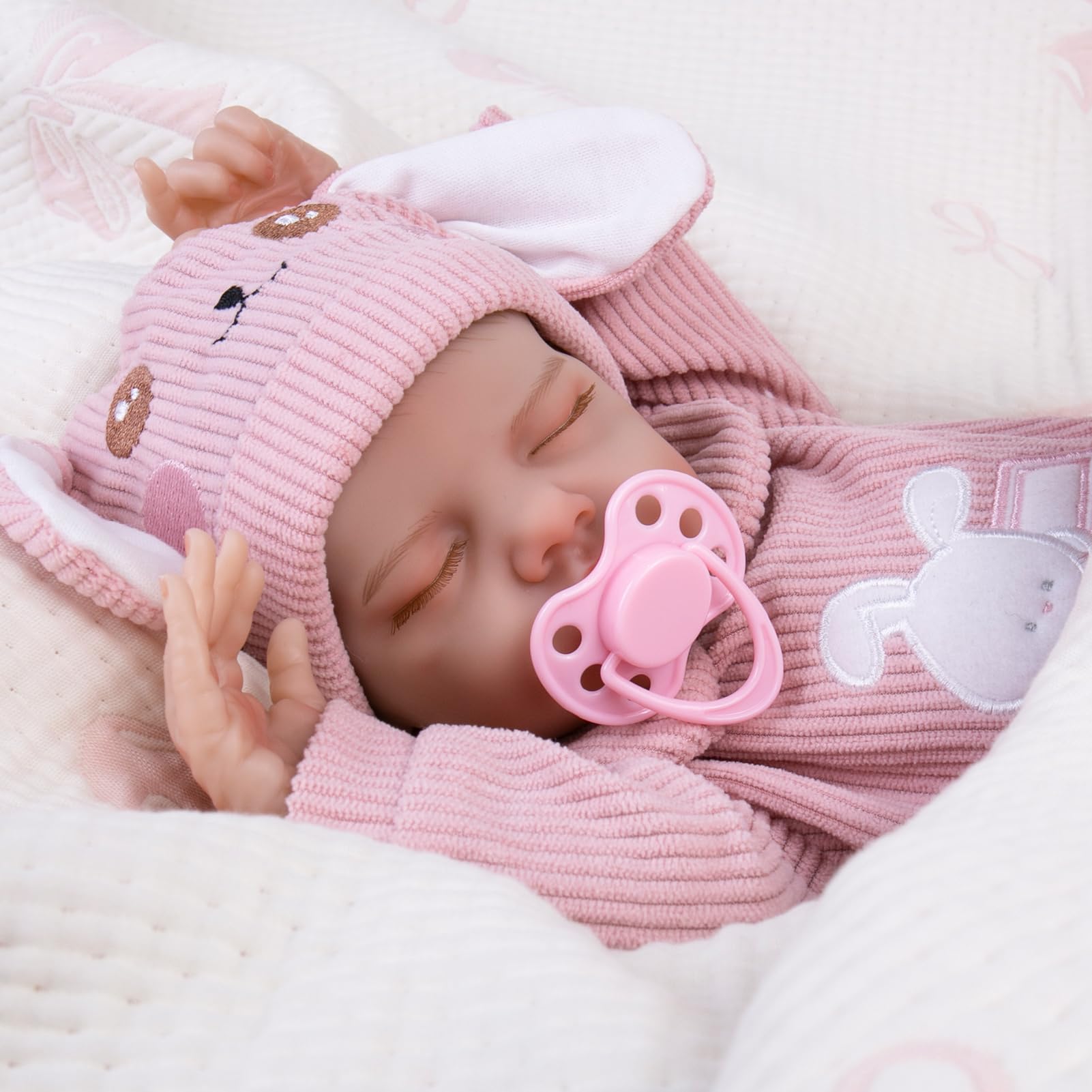 Photo 1 of Aori Lifelike Reborn Baby Dolls - Realistic Baby Girl Doll 18 Inch Real Life Sleeping Newborn Doll with Gift Box Set