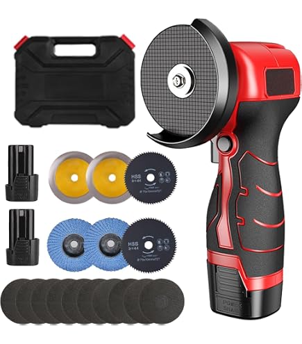 Milwaukee M12 FUEL 2485-22 Right Angle Die Grinder Kit – Includes 2 Batteries & Charger