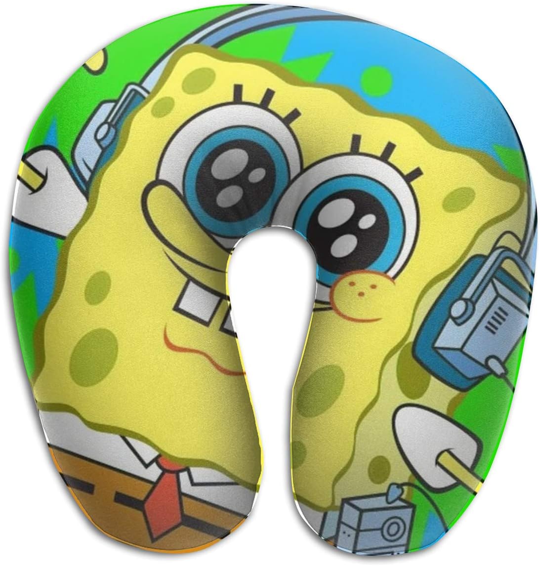 WEIBING Wonderful Spongebob Squarepants UShaped Travel Pillow Good