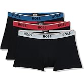 BOSS Men's 3-pack Multi Color Bold Logo Trunks