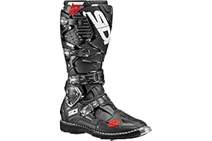 SiDI | Offroad Motorcycle Boots, Professional Motocross Boots for Men CROSSFIRE 3, Adjustable and Replaceable Buckles, Flex System, Hyper Extension Block