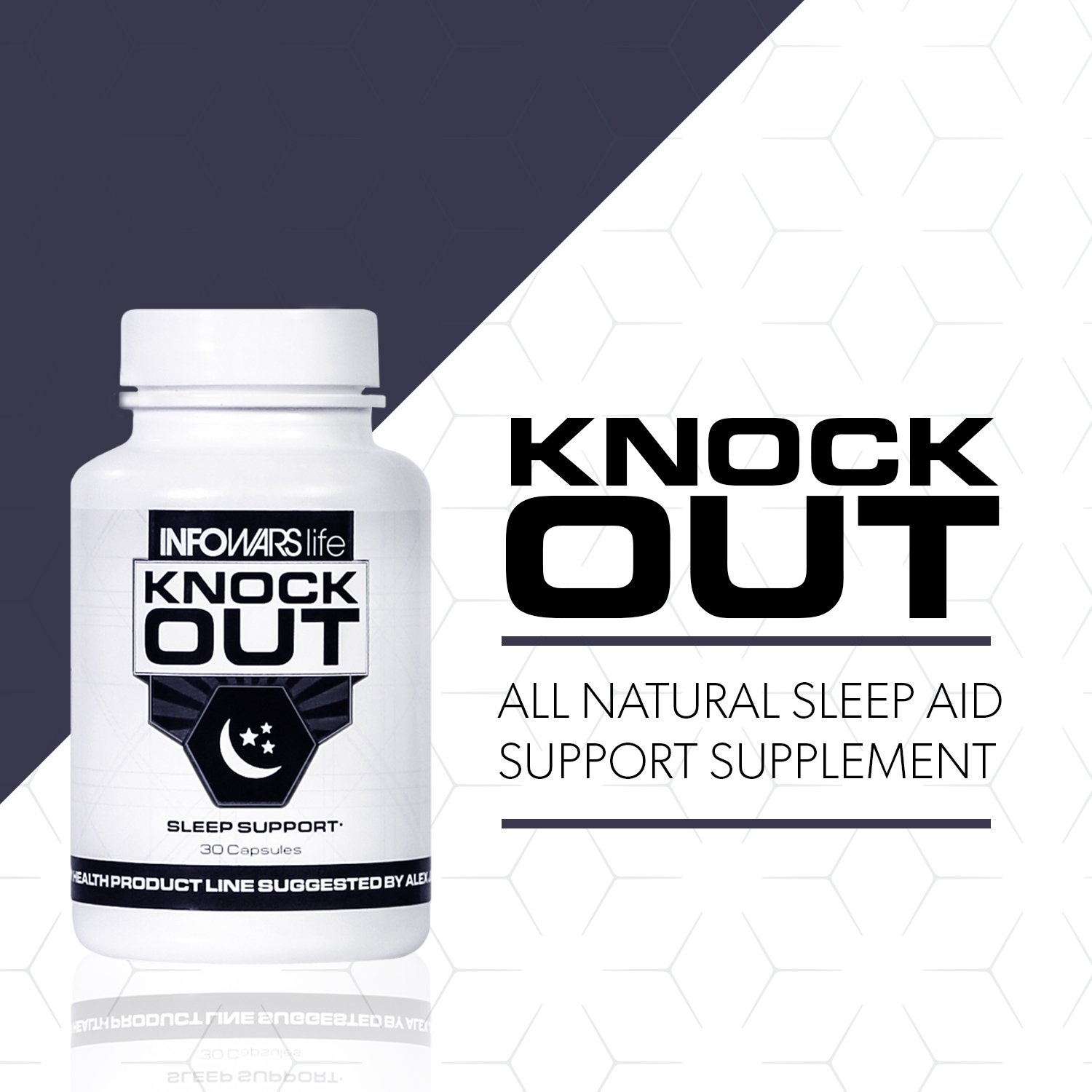 Knock Out Sleep Support (30 Capsules) Natural Sleep Aid with