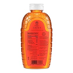 Nate's Texas 100% Pure, Raw & Unfiltered Honey - 32