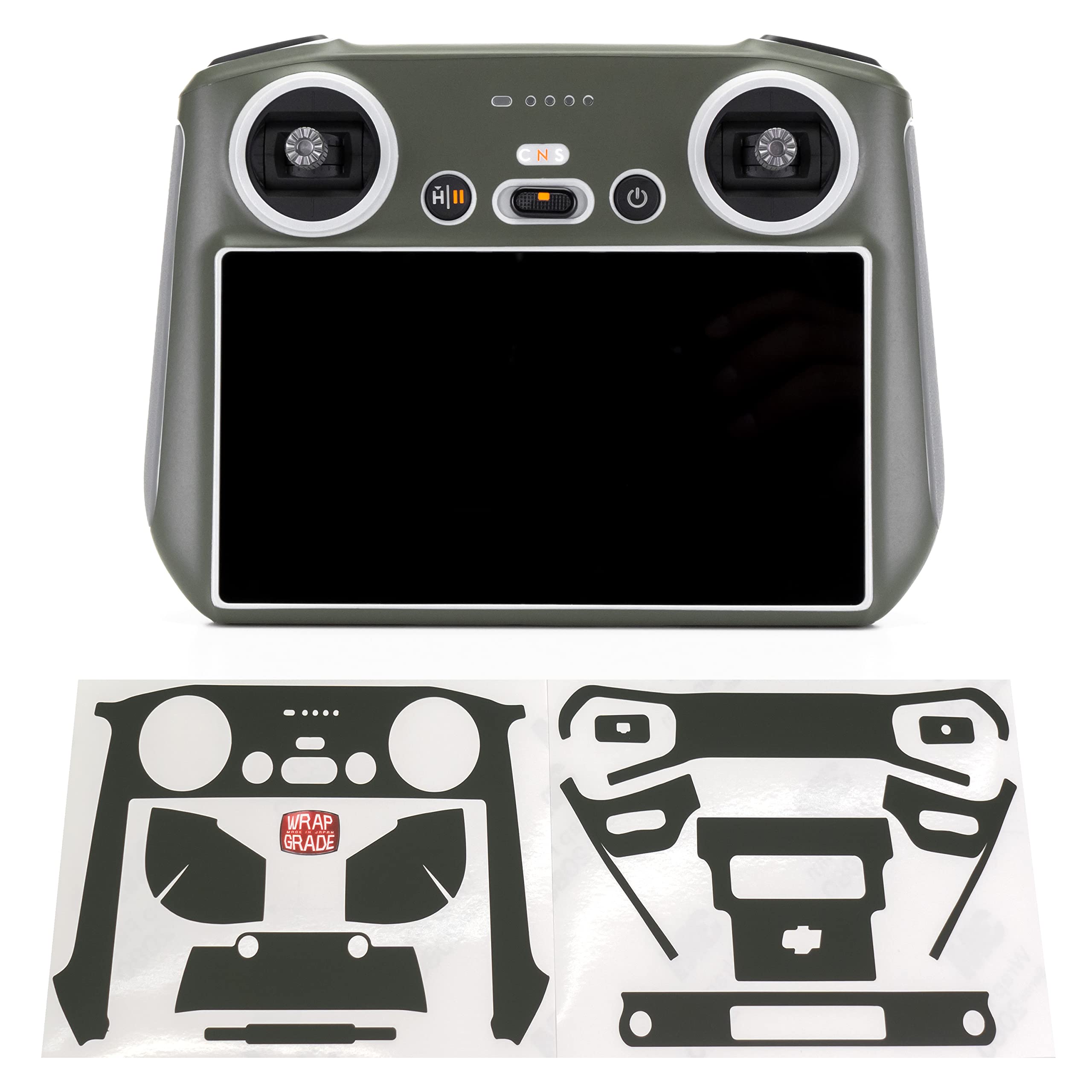WRAPGRADE Skin Stickers compatible with DJI RC (ARMY GREEN)