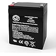 AJC Battery Compatible with APC BACK-UPS 6 OUTLETS 450VA 120V BN450M 12V 5Ah UPS Battery