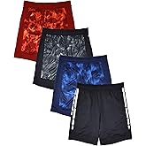 Andrew Scott Boys Active Performance & Mesh Style Basketball Sport Shorts - Multi Packs
