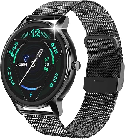 Amazon Jusutek 21最新スマートウォッチ スマートウォッチ レディース スマート ブレスレット フルタッチスクリーン 音楽コントロール Smart Watch ストップウォッチ Sms Twitter Whatsapp Line Gmail通知 着信表示 Line通知 Iphone Android対応 絶妙な