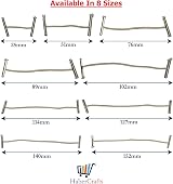 Habercrafts Elastic Treasury Tags 140mm 100 Pack Elasticated Paper Ties view 8
