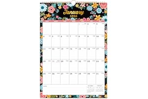 JOURNALTASTIC 2026 Wall Calendar - Calendar 2026, 12 Monthly Wall Calendar with Thick Paper, Jan. 2026 - Dec. 2026, 12" x 17", Twin-Wire Binding, Perfect for Planning