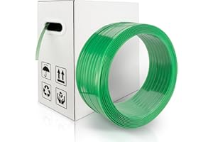 GRESDENT Heavy Duty Packaging 5/8" x 820’ Polyester (PET) Strapping with Self Dispensing Box Kit - Industrial grade pallet strapping，1400 lbs Break Strength