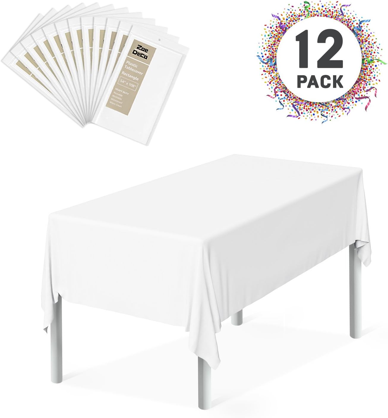 Best plastic table cloth for rectangle tables