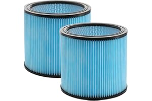 DerBlue 2 PACK Replacement Filter Compatible with Shop-Vac 90304 90350 90333 fit Most Wet/Dry Vacuum Cleaners