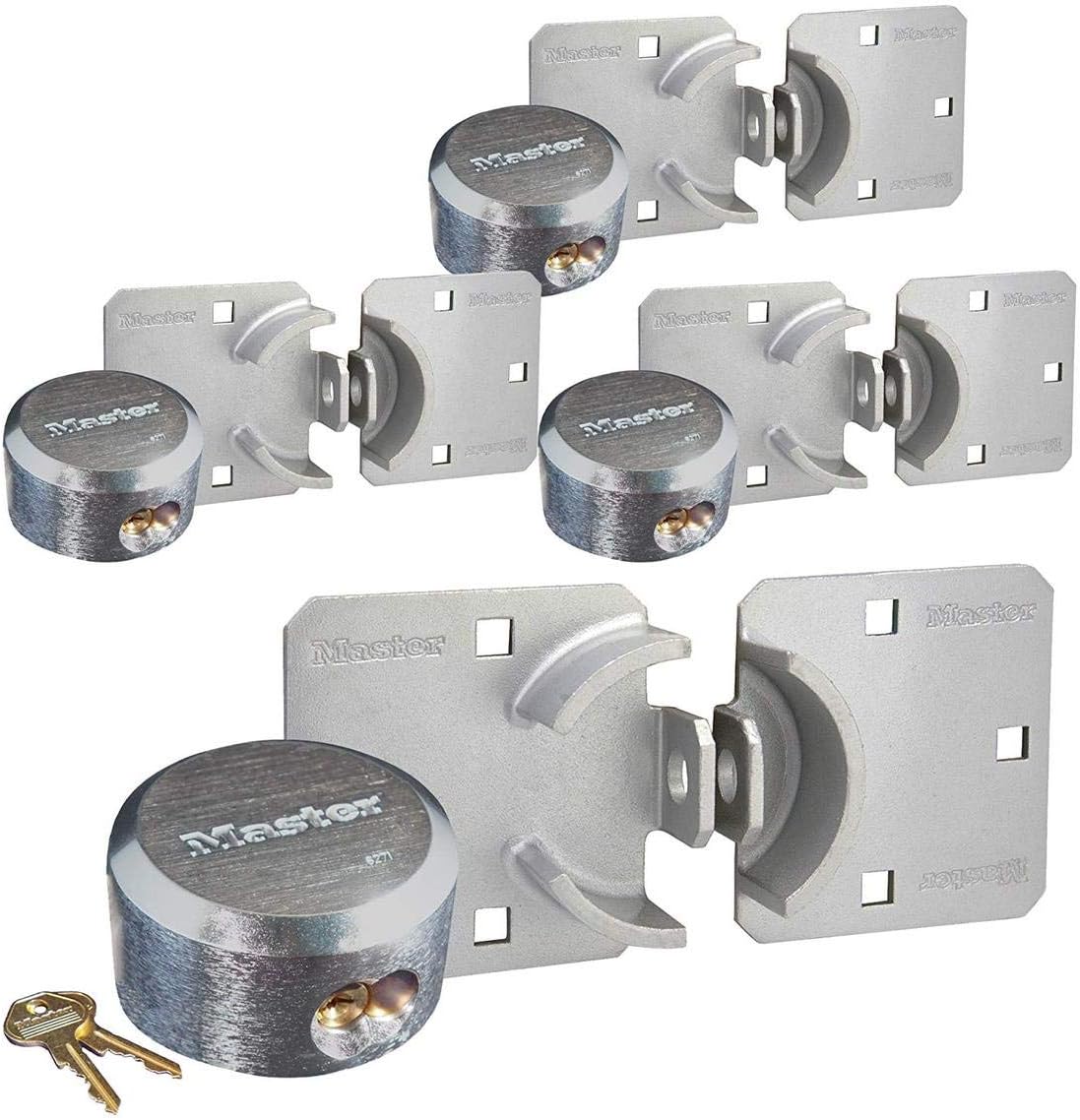 Mardili Lock Hidden Shackle Trailer Puck Padlocks Rekeyable Keyed Alike