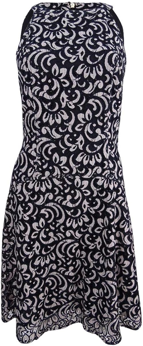 tommy hilfiger black white dress