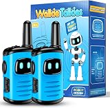EUTOYZ Walkie Talkie Toy for Kids Light Blue Outdoor 3-12 Years