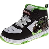 Character Boys High Top Sneakers Cars Monster Jam Paw Patrol Spider-Man Sonic Casual Athletic Strap Shoes for Toddler Size 6-10, 11-12 Little Kid