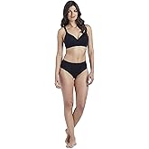 ELLEN TRACY Company Women's Seamless Curves Wireless Full Coverage Jacquard Print Bra with Adjustable Convertible Straps