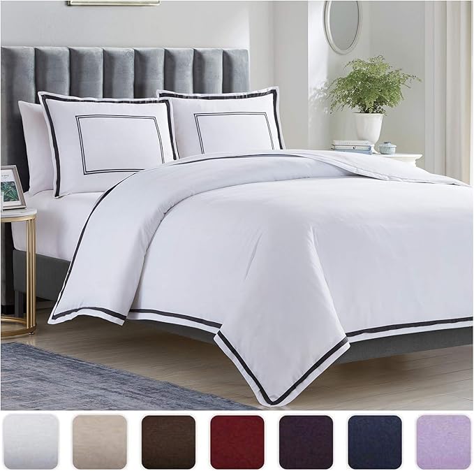 Mellanni Duvet Cover Set Hotel Quality Double Brushed Microfiber 1800 Bedding