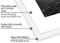 Americanflat 16x20 Picture Frame Set of 5 in White