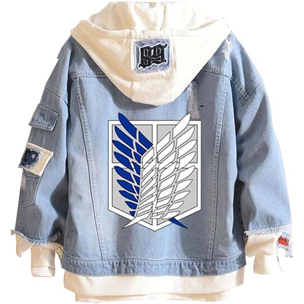 GO2COSY Anime DanDaDan Denim Jacket Hoodie Jeans Hooded Sweatshirt Sweater Pullover