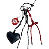 QTMY Cute Braided Keychain Bag Charms for Handbag Purse Backpack Accessories Bogg Bag,335