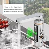 maxant 3300W Instant Hot Water Faucet Tap Digital Display Stainless Steel view 6