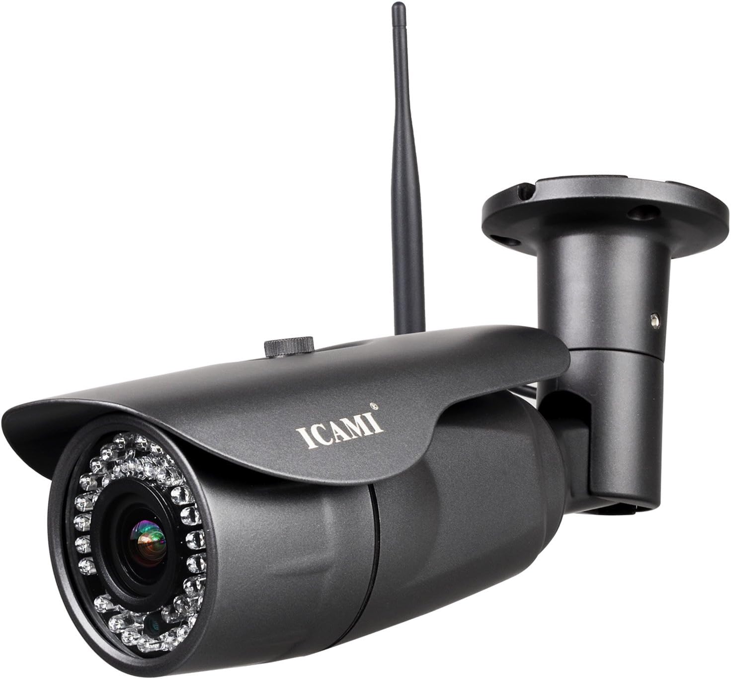 Auto Zoom ICAMI HD Outdoor Security Camera Wireless SD Card Recording