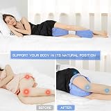 BEAUTRIP Leg Pillow Ergonomic Knee Pillow with Strap Memory Foam view 5