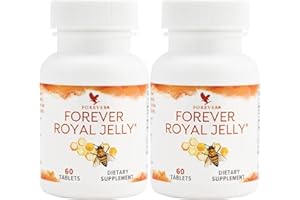 FOREVER LIVING PRODUCTS Forever Living - Royal Jelly - Vegetarian-Friendly and Gluten-Free Supplement for Energy and Vitality - 2 Bottles