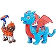 Spin Master 6063597 PAW Patrol Rescue Knights Zuma and Dragon Ruby Action Figures, Set of 2